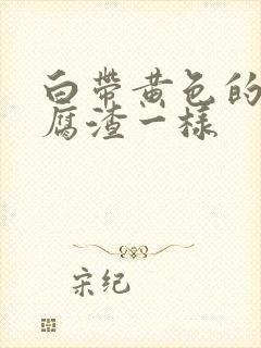 白带黄色的跟豆腐渣一样