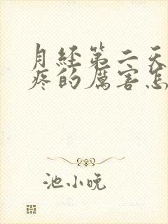 月经第二天肚子疼的厉害怎么办