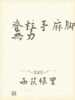 脊柱手麻脚麻手无力