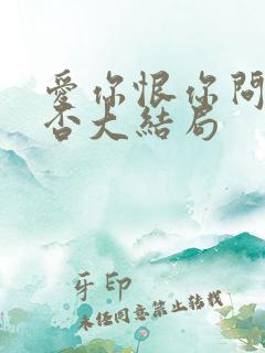 爱你恨你问君知否大结局