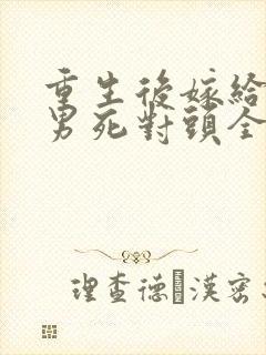 重生后嫁给了渣男死对头全文阅读