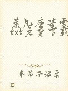 叶凡唐若雪小说txt免费下载