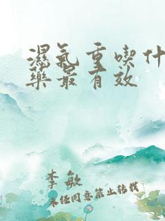 湿气重吃什么中药最有效