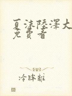 夏沫陆泽大结局免费看