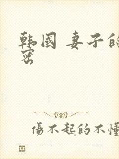 韩国 妻子的秘密