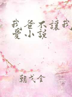 我爸不让我谈恋爱小说