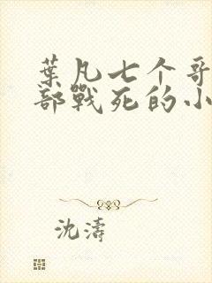 叶凡七个哥哥全部战死的小说