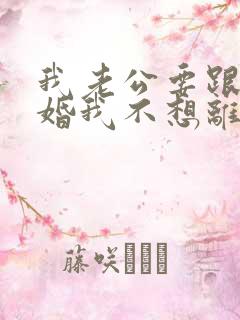 我老公要跟我离婚我不想离