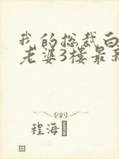 我的总裁白富美老婆3楼最新更新