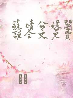 苏晴公媳关系小说全文免费阅读