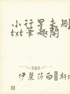小行星未删减版txt笔趣阁