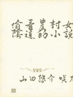 偷看农村女人插阴道的小说