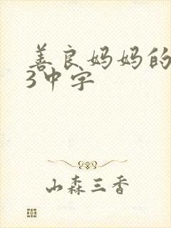 善良妈妈的朋友3中字