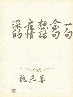 深夜想念一个人的情话句句撩到你