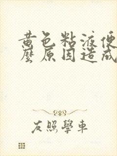 黄色粘液便是什么原因造成的