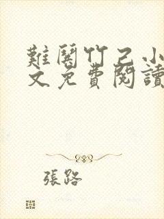 难哄竹己小说全文免费阅读完整版