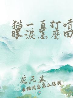 猫一直打喷嚏流眼泪怎么回事