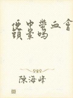 便中带血会引起头晕吗