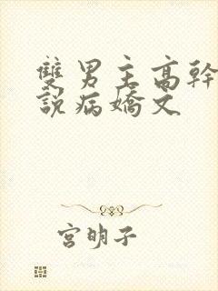 双男主高干文小说病娇文