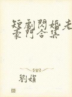 短剧闪婚老公是豪门合集