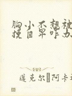 胸小不想被老公摸自卑咋办呢