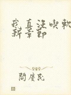 我真没吃软饭最新章节