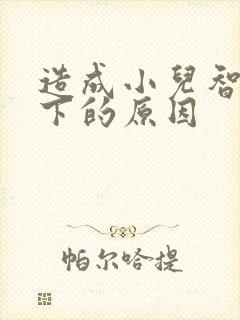 造成小儿智力低下的原因