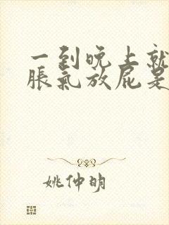 一到晚上就肚子胀气放屁是什么原因