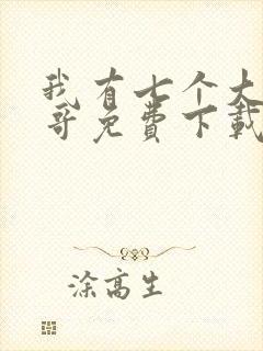 我有七个大佬哥哥免费下载txt