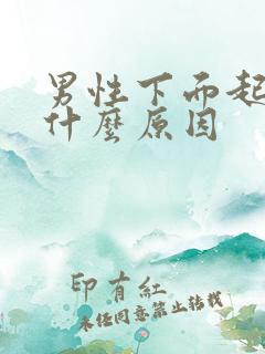 男性下面起包是什么原因