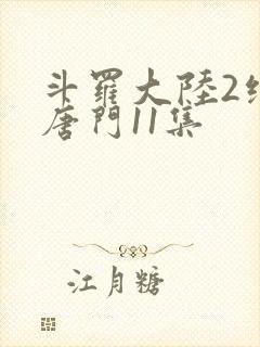 斗罗大陆2绝世唐门11集