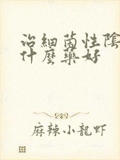 治细菌性阴炎用什么药好