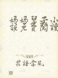 妈妈儿子小浩小说免费阅读