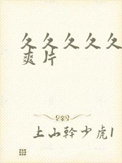 久久久久久少妇爽片