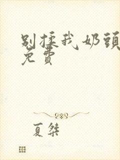 别揉我奶头嗯啊免费