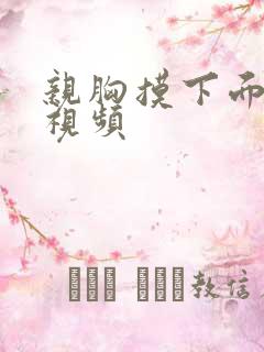 亲胸摸下面激烈视频