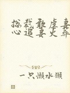 总裁敢虐妻,小心追妻火葬场小说