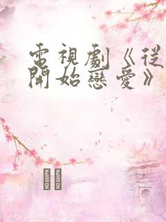 电视剧《从结婚开始恋爱》免费观看