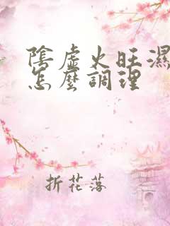 阴虚火旺湿气重怎么调理