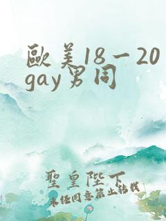 欧美18一20gay男同