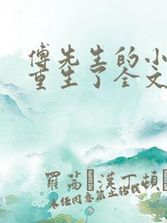 傅先生的小祖宗重生了全文