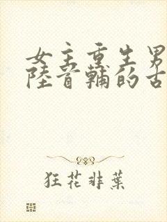 女主重生男主姓陆首辅的古言