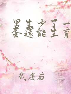 男生少了一个蛋蛋还能生育吗