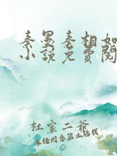 秦墨秦相如穿越小说免费阅读