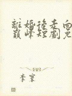 离婚后走向人生巅峰短剧免费观看