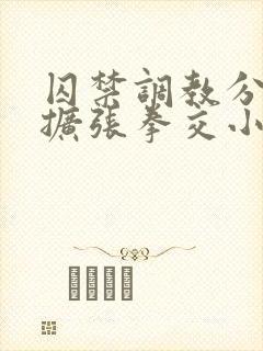 囚禁调教分腿器扩张拳交小说