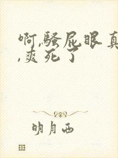 啊,骚屁眼真紧,爽死了