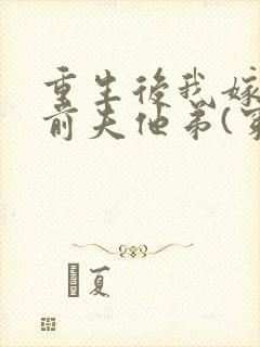 重生后我嫁给了前夫他弟(穿书)