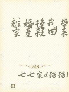 离婚后我带千亿家产杀回来了免费