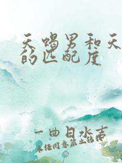 天蝎男和天蝎女的匹配度